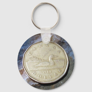 1988 Canadian Loonie Key Chain