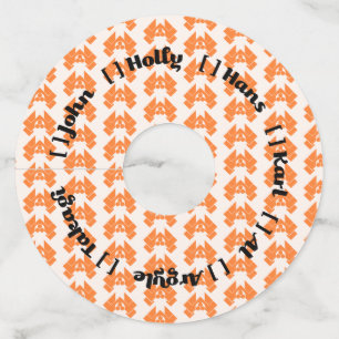 1988 Christmas Party Wine Glass Tag