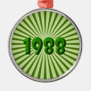 1988 METAL TREE DECORATION