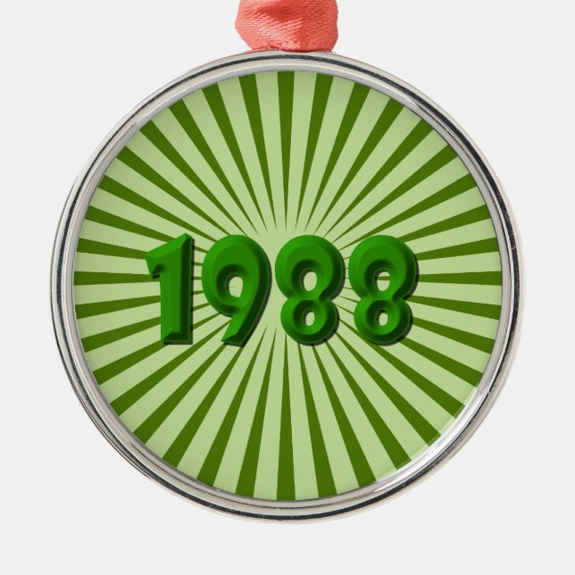 1988 METAL TREE DECORATION (Front)