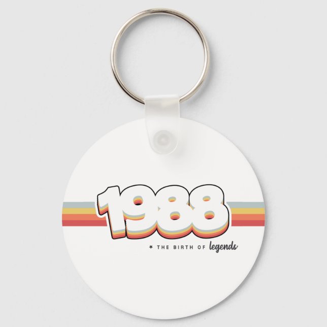 1988 The birth of legends Key Ring (Front)