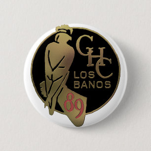 1989 Los Banos 6 Cm Round Badge