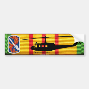 198th Infantry Bde. UH-1 Huey VSM Bumper Sticker