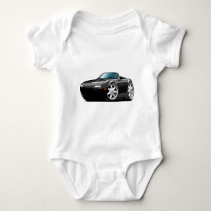 1990-98 Miata Black Car Baby Bodysuit