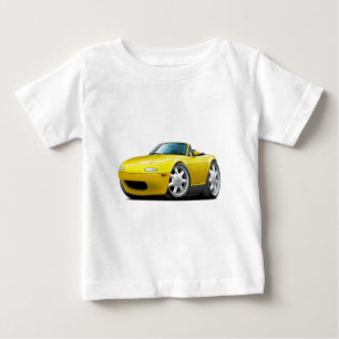 1990-98 Miata Yellow Car Baby T-Shirt