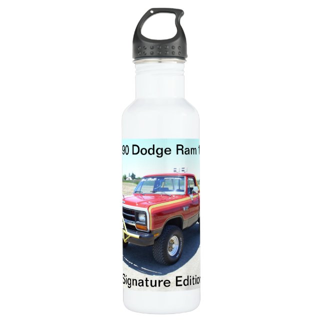 1990 Dodge Ram 150 Rod Hall Signature Edition #18 710 Ml Water Bottle (Front)