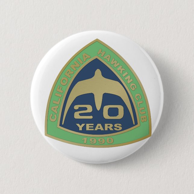 1990 Los Banos 6 Cm Round Badge (Front)