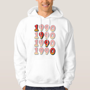 1990 Retro Design Hoodie