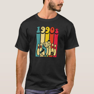 1990s Bowling Retro Vintage Back To The 90s Themed T-Shirt
