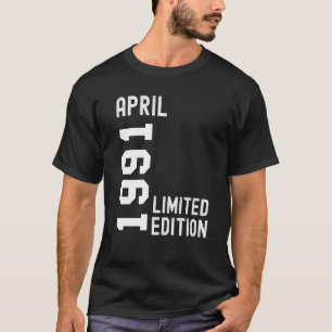 1991 April Happy Birthday Party T-Shirt