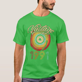 1991 Geburtstag Vinyl Vintage friend T-Shirt
