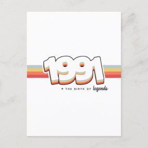 1991 The birth of legends Postcard
