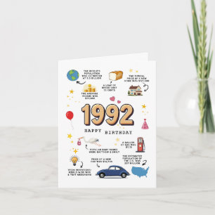 1992 Birthday Card For Son or Daughter