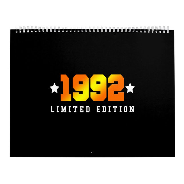 1992 Limited Edition Calendar (Cover)