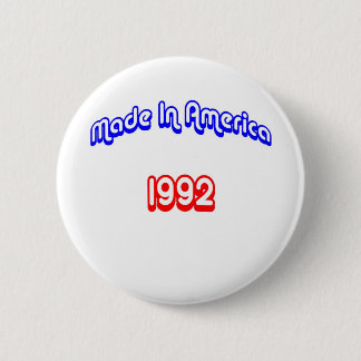 1992 Made In America 6 Cm Round Badge