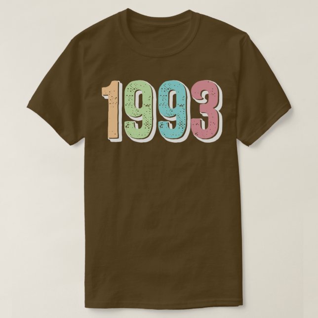 1993 BIRTH YEAR T-Shirt (Design Front)