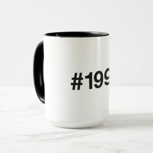 1993 Hashtag 32 Birthday Anniversary Mug