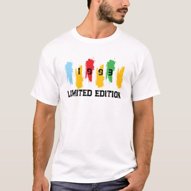 1993 LIMITED EDITION Graphic Tee Minimalist Tshirt (Front)
