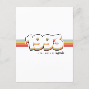 1993 The birth of legends Postcard