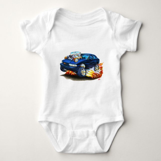 1994-96 Impala Black Car Baby Bodysuit (Front)