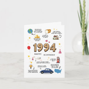 1994 Birthday Card For Son or Daughter