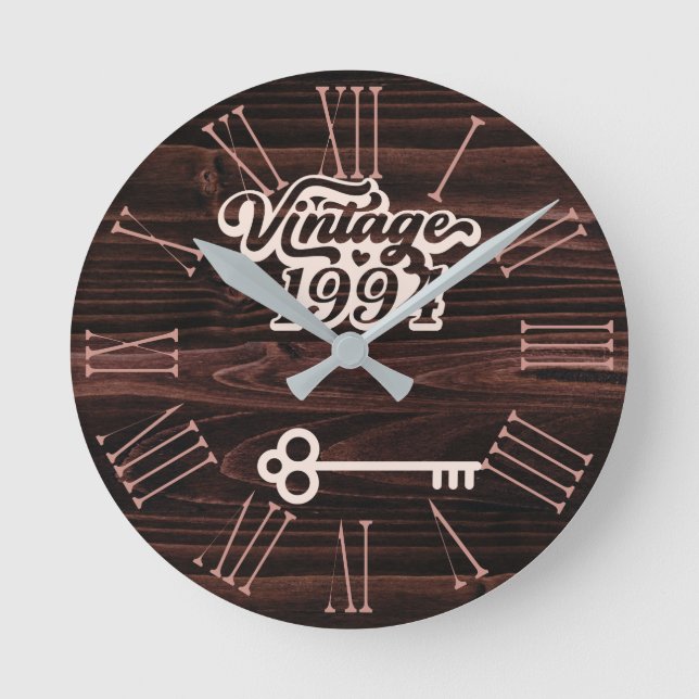1994 Vintage Acrylic Wall Clock (Front)