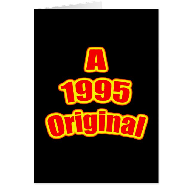 1995 Original Red Blk (Front)
