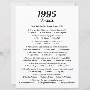 1995 Trivia Game