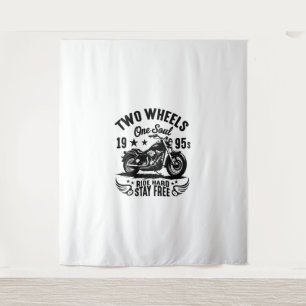 1995s Motorcycle Vintage Tapestry
