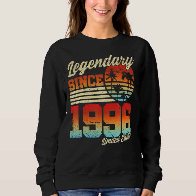 1996 I 1996 Birthday Women Men 1 Sweatshirt (Front)