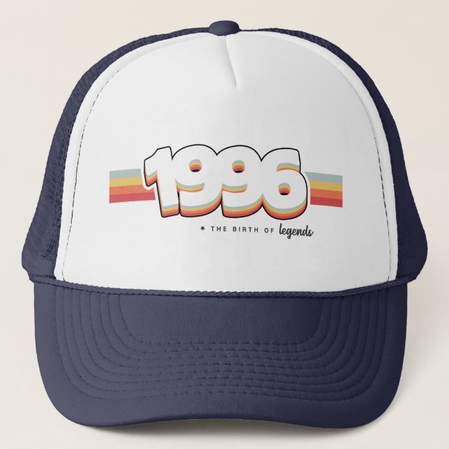 1996 The birth of legends Trucker Hat (Front)