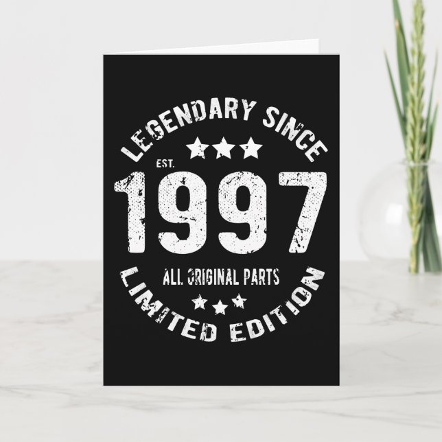 1997 Vintage Birthday Card (Front)