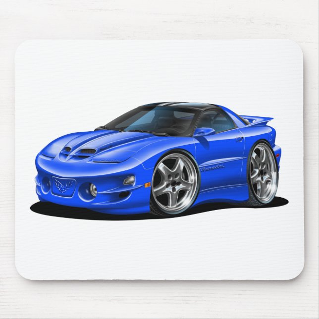 1998-02 Trans Am Blue Car Mouse Pad (Front)