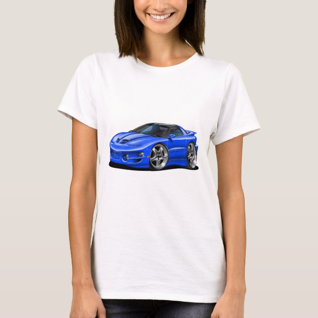1998-02 Trans Am Blue Car T-Shirt (Front)