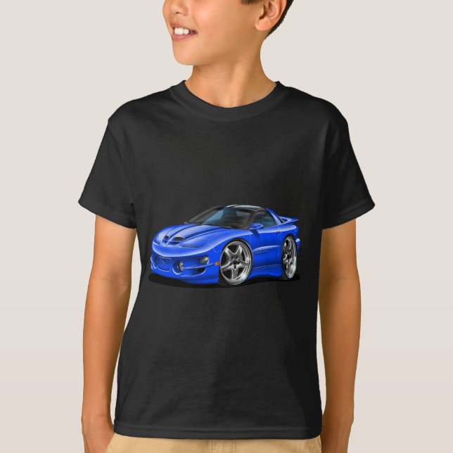 1998-02 Trans Am Blue Car T-Shirt (Front)