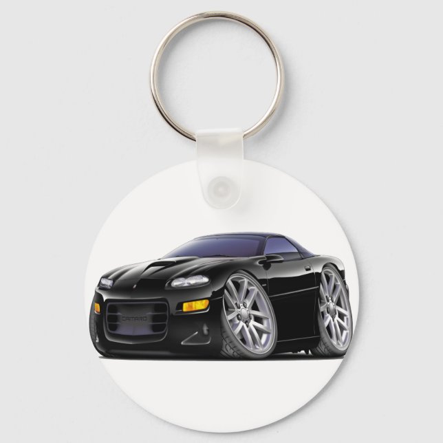 1998-03 Camaro SS Black Car Key Ring (Front)