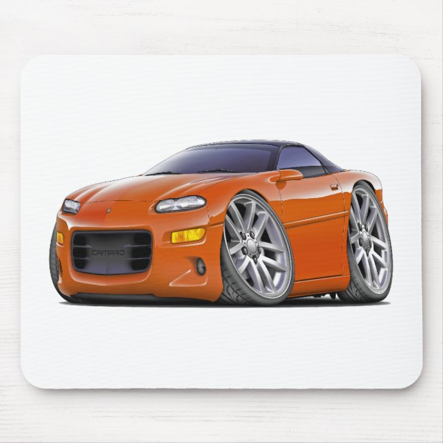 1998-2003 Camaro Orange Car Mouse Pad (Front)