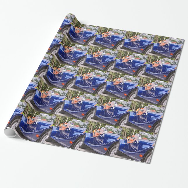 1998 MORGAN WRAPPING PAPER (Unrolled)