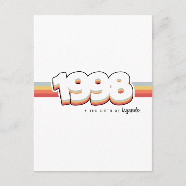 1998 The birth of legends Postcard (Front)