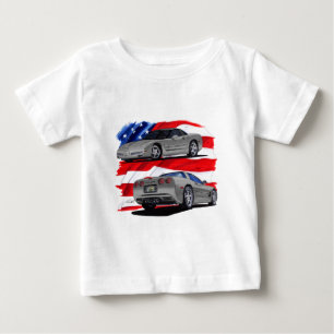 1999-04 Corvette Grey Car Baby T-Shirt