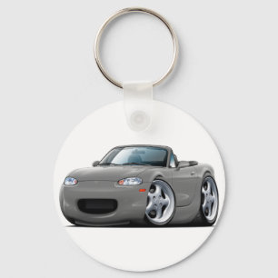 1999-05 Miata Gray Car Key Ring