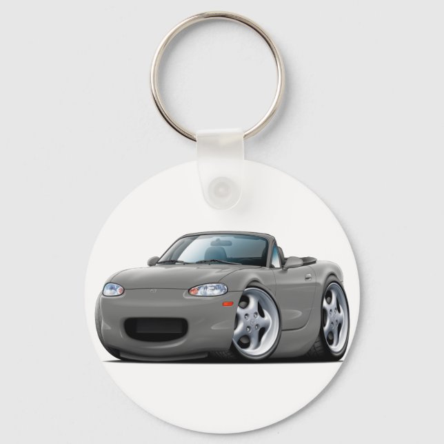 1999-05 Miata Gray Car Key Ring (Front)
