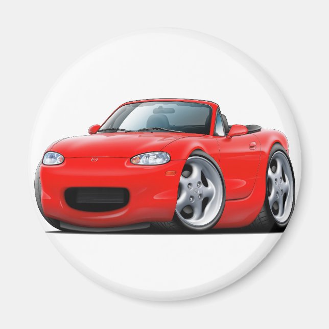 1999-05 Miata Red Car Magnet (Front)