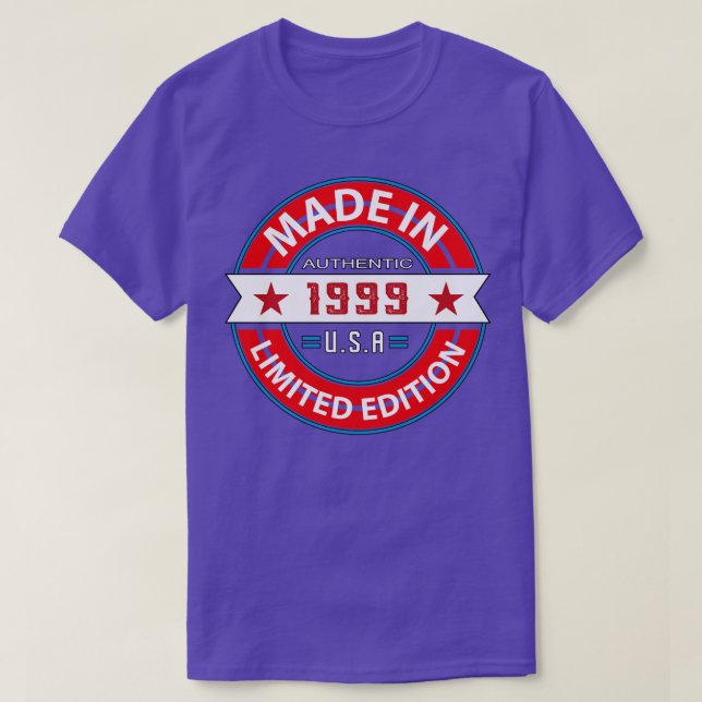 1999 24 Year T-Shirt (Design Front)