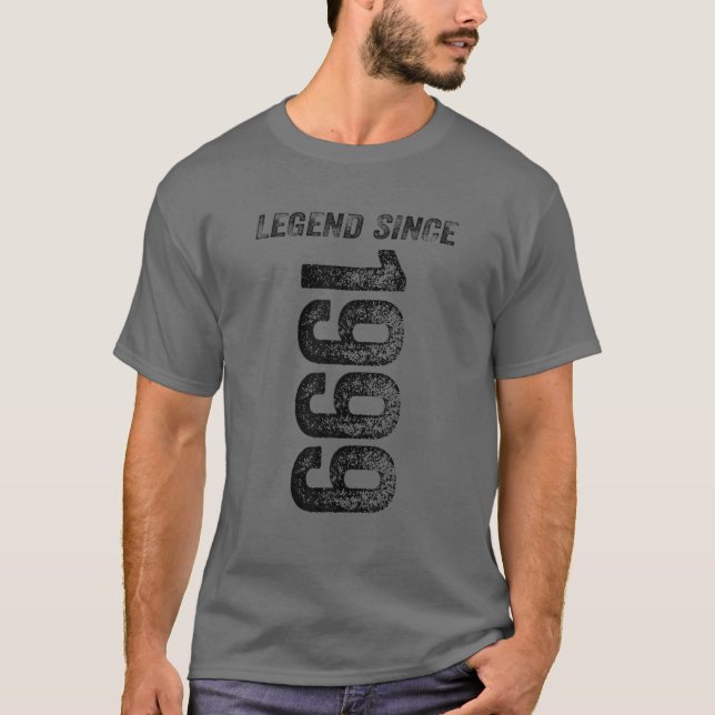 1999 Birthday Legend Since 1999 Gifts Born In 1999 T-Shirt (Front)
