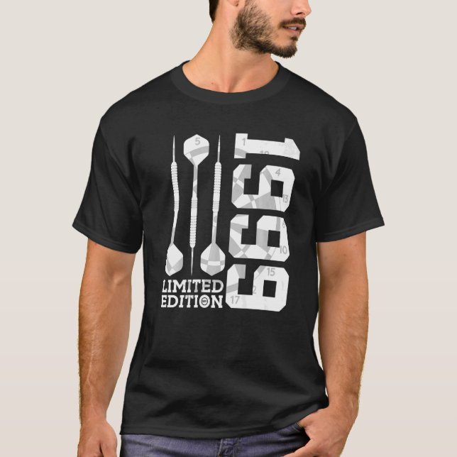 1999 DARTS 23rd BIRTHDAY T-Shirt (Front)