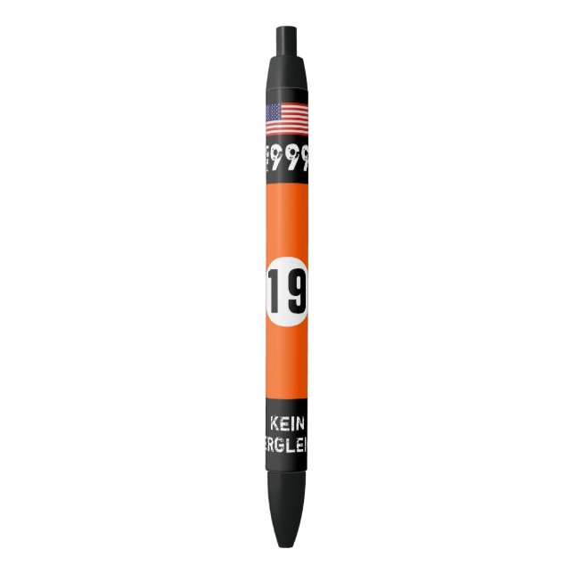 1999 RACING BLACK INK PEN (Front Vertical)