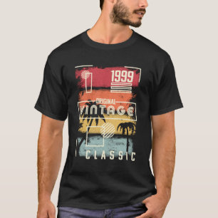 1999 Shirt Vintage 21St Birthday Gift Retro Palm T
