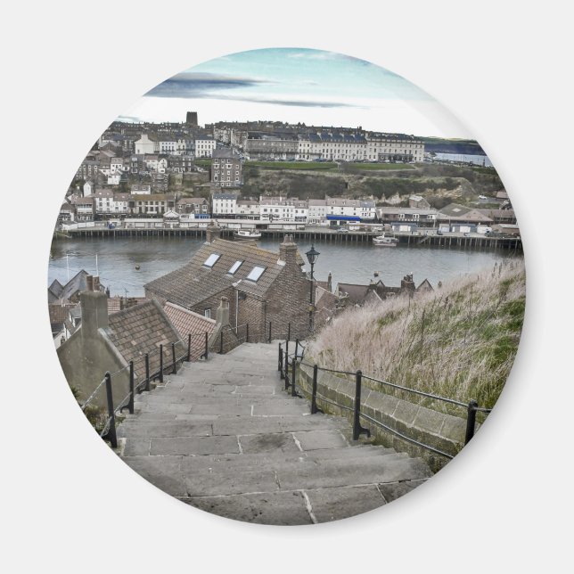 199 Steps Whitby Magnet (Front)