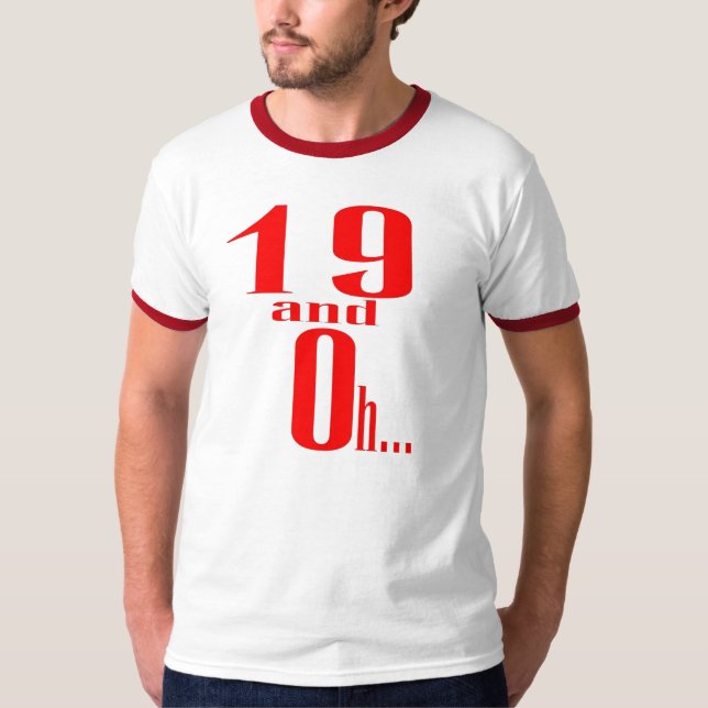 19 and Oh alt T-Shirt (back) (Front)